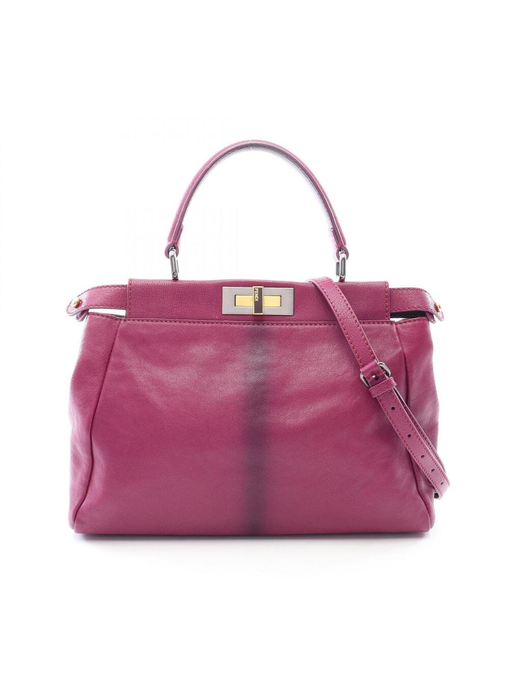 Fendi Peekaboo Regular Shoulder Handbag #346553F13B